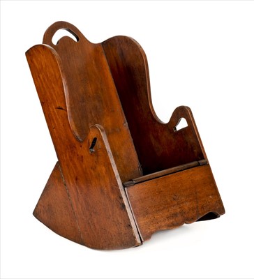 Lot 125 - Commode chair. A George III mahogany child's commode chair