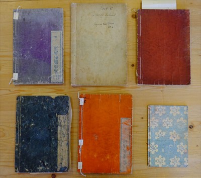 Lot 382 - Japanese woodblock books. 10 woodblock books, 19th/early 20th century