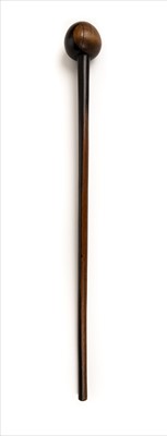 Lot 116 - Zulu. An African hardwood knobkerrie