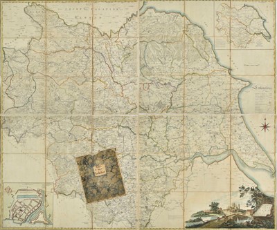 Lot 163 - Yorkshire. Tuke (John), Map of the County of York..., 1787