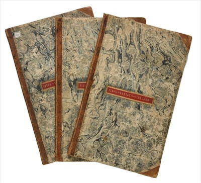 Lot 45 - Walker (John). The Itinerant, 3 volumes, 1st edition, 1799, with 8 plates not in Abbey