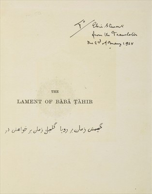 Lot 28 - Ouseley (Sir William, translator). The Bakhtyar Nama, 1883, limited edition,  & others