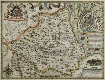 Lot 83 - Durham. Speed (John), The Bishoprick and Citie of Durham, 1st edition, 1611