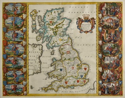Lot 75 - British Isles. Blaeu (Johannes), Britannia ... Anglo-Saxonum ... circa 1646