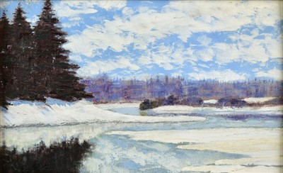 Lot 509 - Canadian School. Two Views of St. Lawrence River