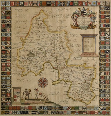 Lot 129 - Oxfordshire. Plot (Robert), The Map of Oxfordshire, circa 1677