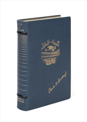 Lot 383 - Lindbergh (Charles A.). Spirit of St. Louis, 1st edition in Swedish, 1954, signed by Lindbergh