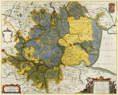 Lot 84 - East Anglia. Blaeu (Johannes), Regiones Inundatae, Amsterdam, circa 1646