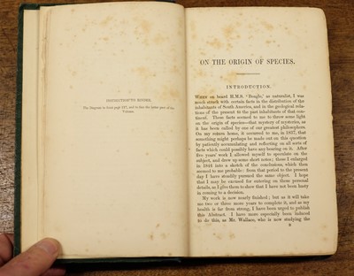 Lot 230 - Darwin (Charles). On the Origin of Species, 1st edition, 1859, original cloth