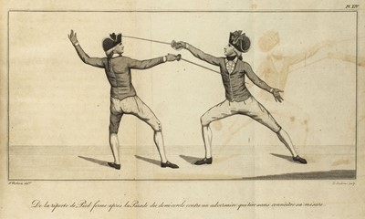 Lot 459 - Olivier (J. Fencing Master). Fencing Familiarized, new edition, 1780