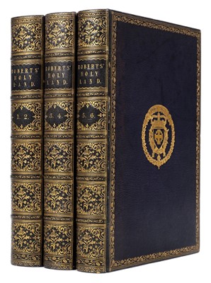 Lot 169 - Roberts (David). The Holy Land, Egypt and Nubia, 1st quarto edition, 1855-6, purple morocco gilt