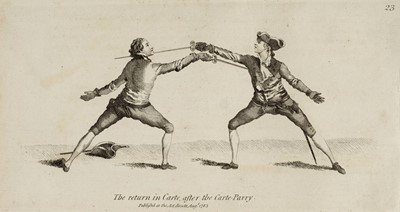 Lot 454 - Angelo (Domenico). The School of Fencing, London, 1787