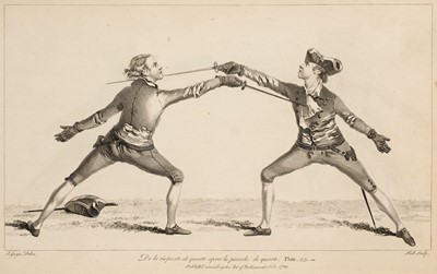 Lot 451 - Angelo (Domenico). L'École des Armes ... The School of Fencing, 2nd edition, 1765