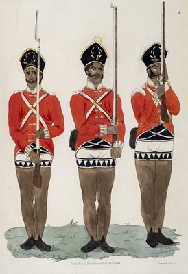 Lot 159 - James (Abraham). The Military Costume of India, 1814