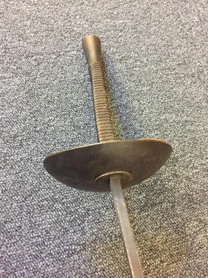 Lot 11 - Swords. A collection of fencing foils