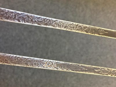 Lot 11 - Swords. A collection of fencing foils