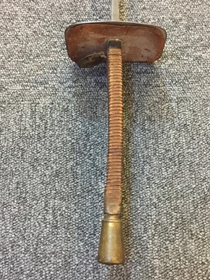Lot 11 - Swords. A collection of fencing foils