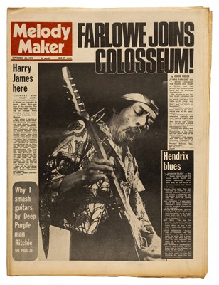 Lot 403 - Melody Maker. Large collection of vintage Melody Maker music magazines from 1931-1979