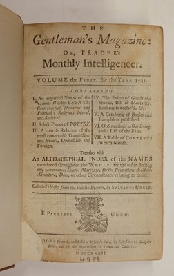 Lot 562 - The Gentleman's Magazine, or, Monthly Intelligencer, 276 volumes, 1731-1877 & 1880-94