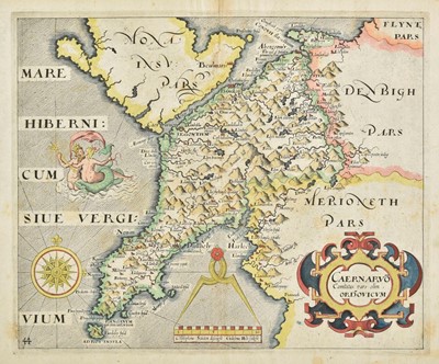 Lot 110 - Saxton (Christopher & Hole W.). A collection of twelve county maps, 1610 - 1637