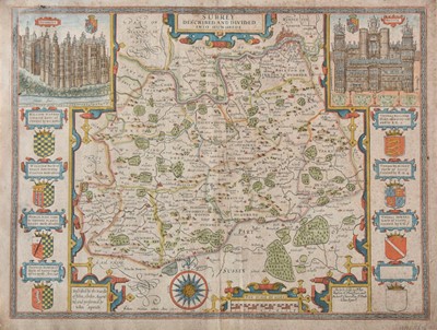 Lot 119 - Surrey. Speed (John), Surrey Described and Divided into Hundreds, 1676