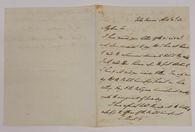 Lot 66 - Wellington (Duke of). Autograph letter signed to Charles Stuart, Villa Fermosa, 1811