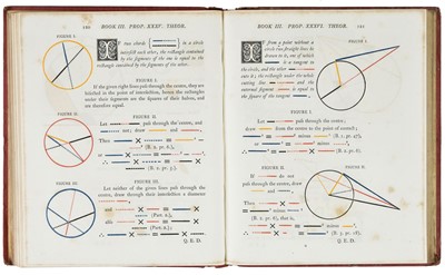 Lot 496 - Byrne (Oliver). The First Six Books of the Elements of Euclid... , 1st edition, London, 1847