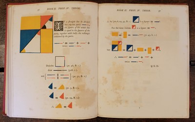 Lot 496 - Byrne (Oliver). The First Six Books of the Elements of Euclid... , 1st edition, London, 1847