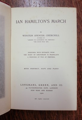 Lot 143 - Churchill (Winston Leonard Spencer, 1874-1965). Ian Hamilton's March, 1st edition