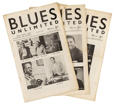 Lot 400 - Blues Unlimited. Collection of original early Blues Unlimited music magazines