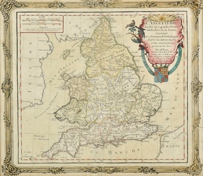 Lot 55 - Maps and prints. A collection of six engraved maps and prints, mostly 19th century
