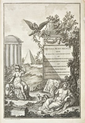 Lot 384 - Venuti (Ridolfino). Vetera Monumenta quae in Hortis Caelimontanis, 3 vols., Rome, 1776-79