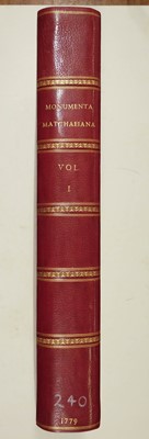 Lot 384 - Venuti (Ridolfino). Vetera Monumenta quae in Hortis Caelimontanis, 3 vols., Rome, 1776-79