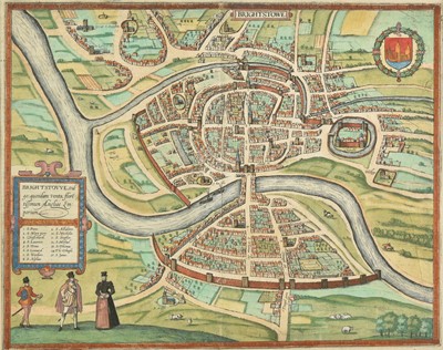 Lot 4 - Bristol. Braun (Georg & Hogenberg Frans), Brightstowe, 1581