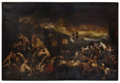 Lot 367 - Flemish School. Massacre of the Innocents, first quarter 17th century