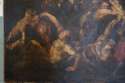 Lot 342 - Flemish School. Massacre of the Innocents, first quarter 17th century