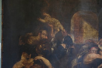 Lot 342 - Flemish School. Massacre of the Innocents, first quarter 17th century