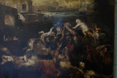 Lot 342 - Flemish School. Massacre of the Innocents, first quarter 17th century