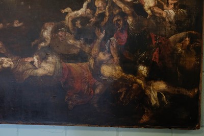 Lot 342 - Flemish School. Massacre of the Innocents, first quarter 17th century