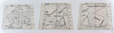 Lot 122 - Sylvanus (Bernard, publisher). Three Ptolemaic maps, Venice, 1511