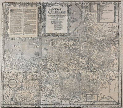 Lot 101 - Prussia. Henneberger (Caspar), Prussiae das ist des Landes..., circa 1629