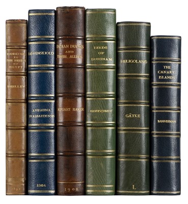 Lot 259 - Shelley (George Ernest). A Handbook to the Birds of Egypt, 1st edition, 1872, & 5 others