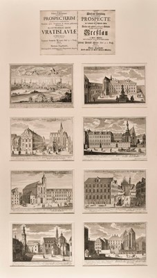 Lot 179 - Werner (F. B.). Twenty-six engraved views of Breslau, circa 1735