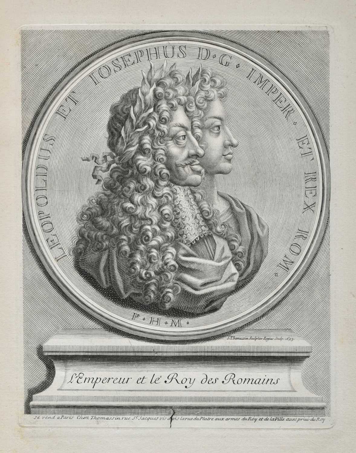 Lot 382 - Thomassin (Simon). Volume containing 42 engraved portrait plates, late 17th & early 18th century