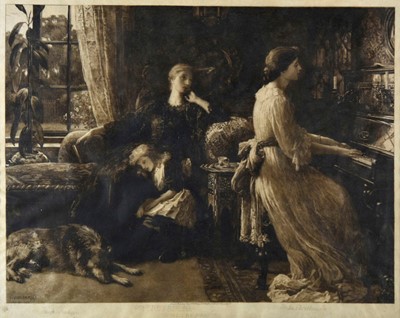 Lot 293 - Dicksee (Herbert Thomas, 1862-1942.) Memories, 1892