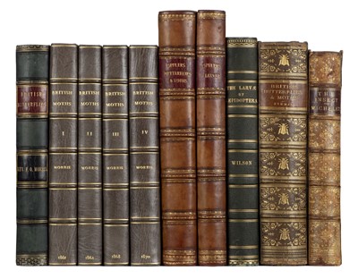 Lot 250 - Morris (F. O.). A History of British Butterflies, 1st edition, & others, lepidoptery