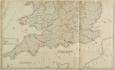 Lot 36 - England & Wales. Rocque (John), Large scale map, 1794