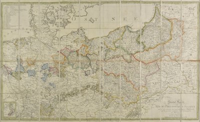 Lot 104 - Prussia. Sotzmann (Daniel Friedrich), General Karte von den Konig..., 1799