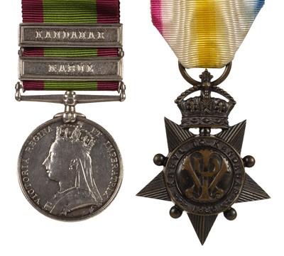 Lot 15 - Afghanistan Medals - Private Morgan, 9th Lancers