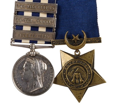 Lot 19 - Egypt pair of medals - 19th Hussars